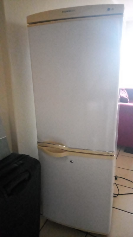 Big Fridge and L Shape couch for SALE