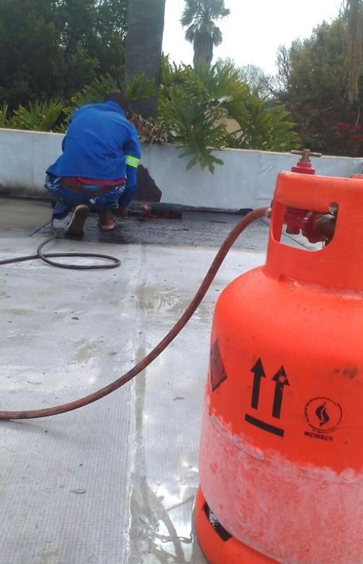 Painting and Waterproofing torch on roof repair