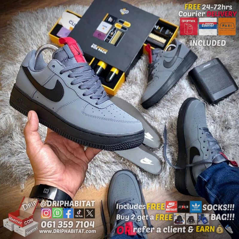 Nike air force 1 anthracite