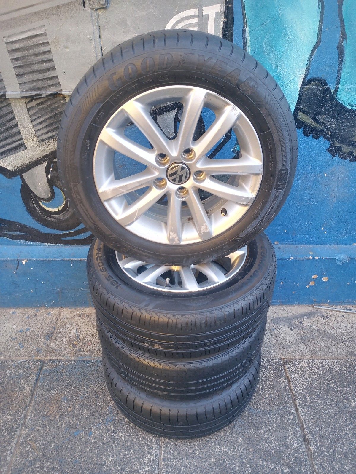 A Set of 14inches Polo Vivo Rims And TYRES | Johannesburg CBD | Gumtree ...