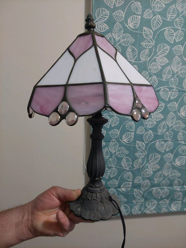 Bedside lamp and matching hanging ceiling light