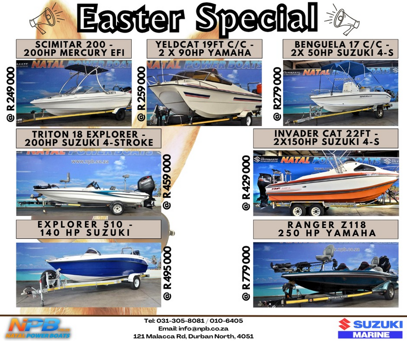 EASTER SPECIALS NOW ON FINANCE ARRANGED
