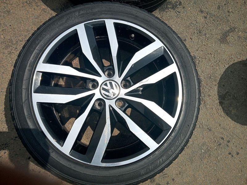 Vw golf 7 mag and tyre
