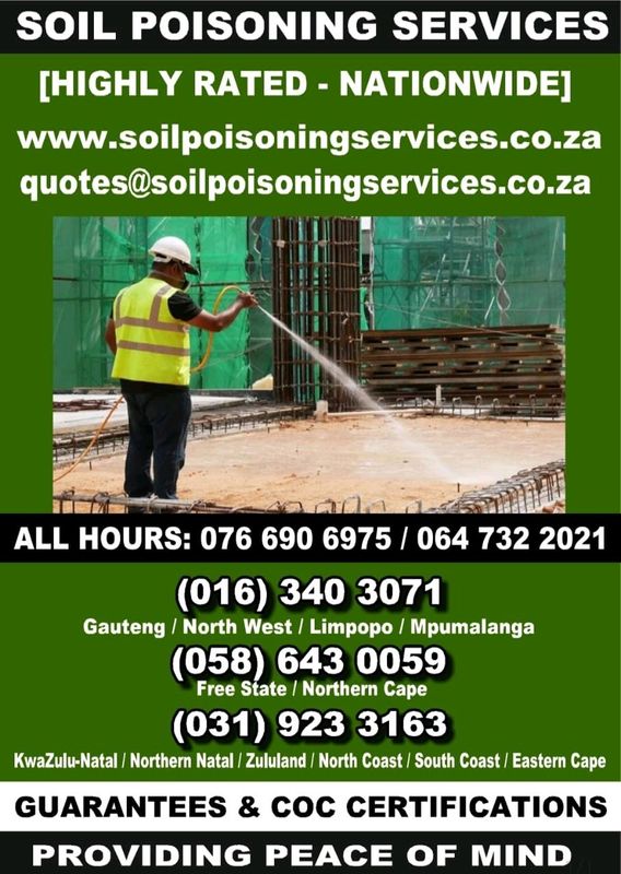 Bloemfontein Soil Poisoning Services