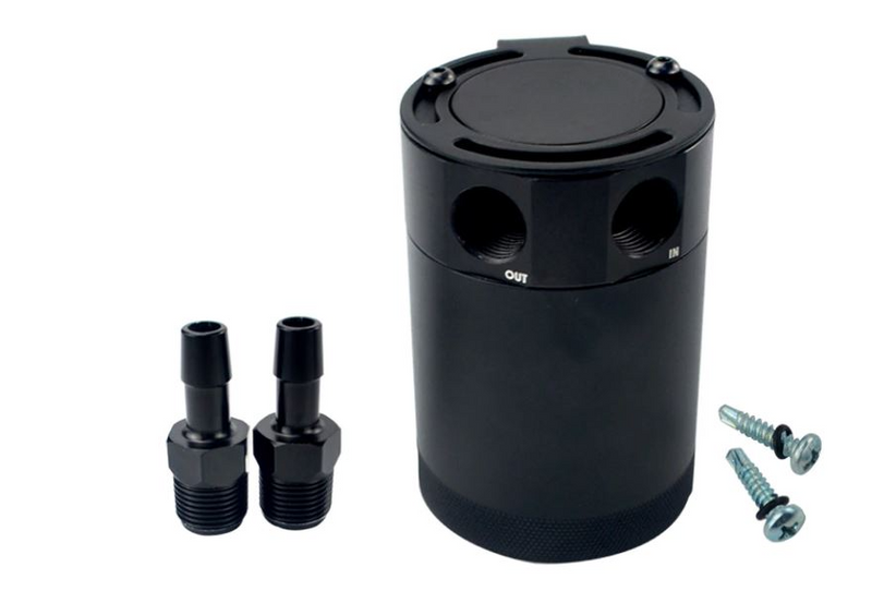 Universal oil catch tank - 2 or 3 port catch cans