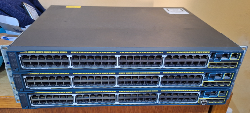 3x Cisco Catalyst 2960s 48 Port POE Switches