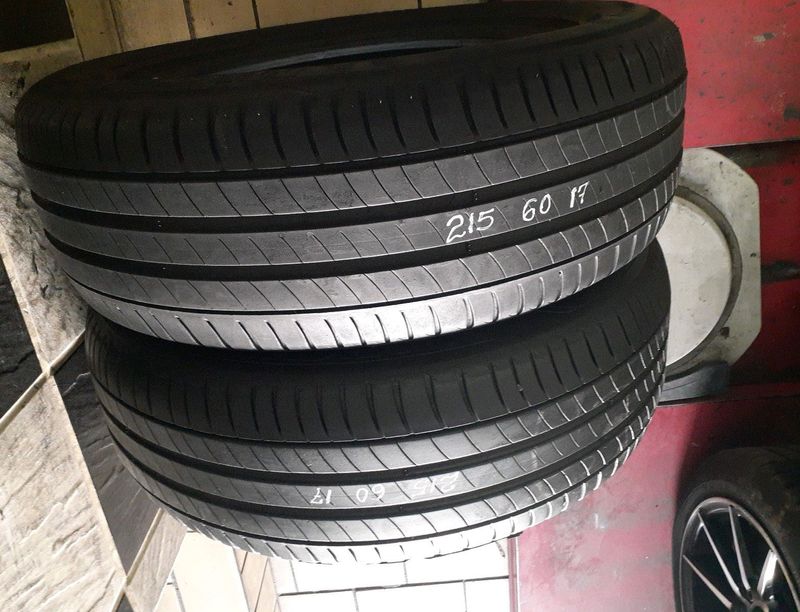 215/60/17x4 michelin we are selling quality used tyres at affordable prices call/whatsApp 0631966190