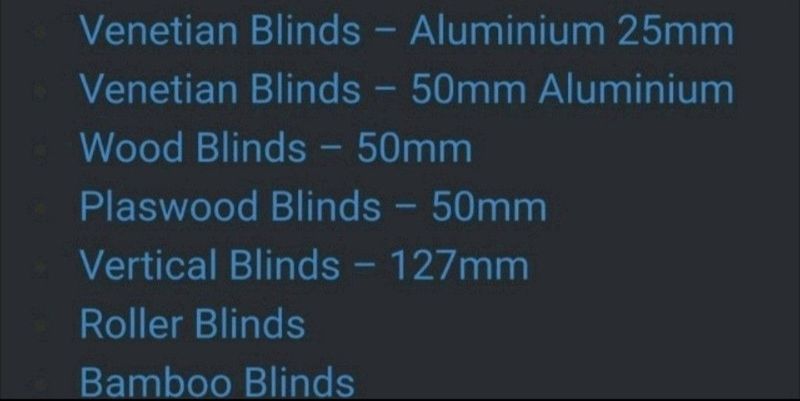 All blinds