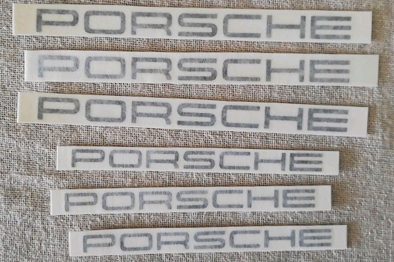 Porsche vinyl stickers decals