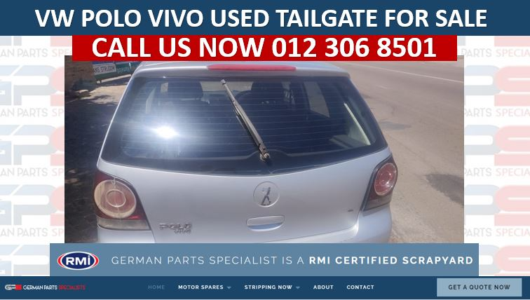 VW POLO VIVO USED TAILGATE FOR SALE