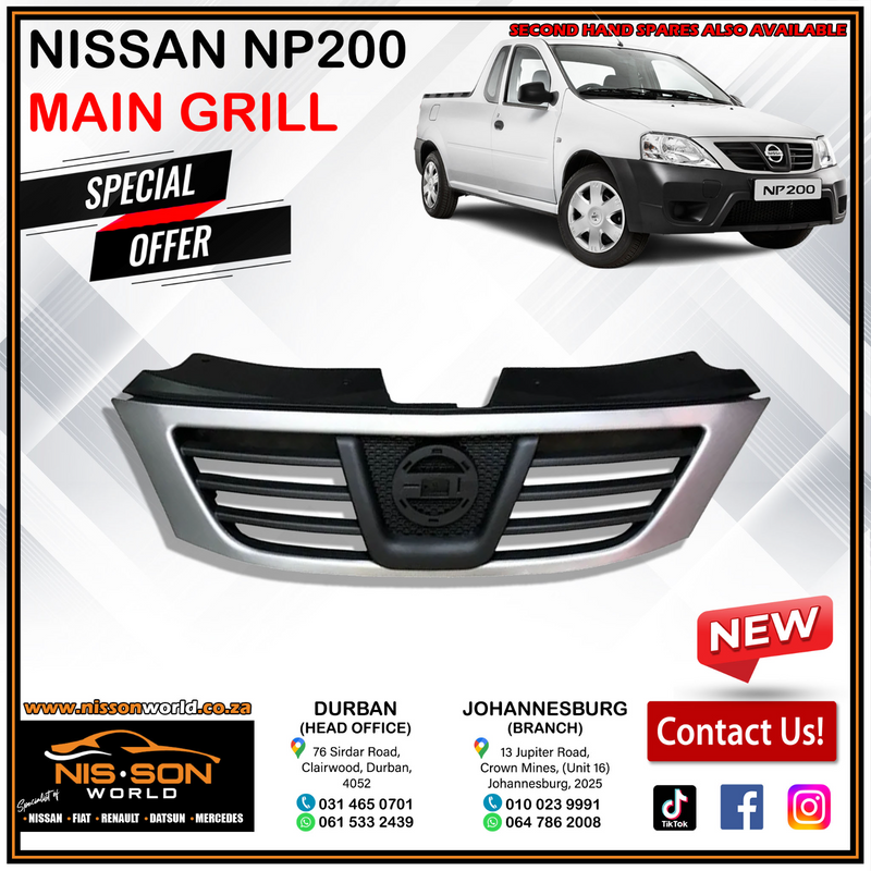 NISSAN NP200 FRONT GRILL