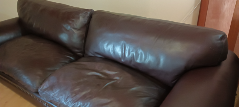 Genuine Leather Coricraft leather couch