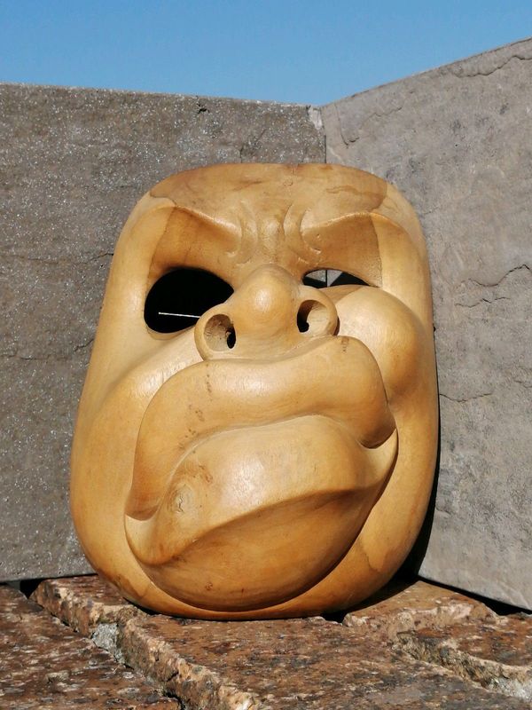 Grimace Mask Wood Bali *Rare find*