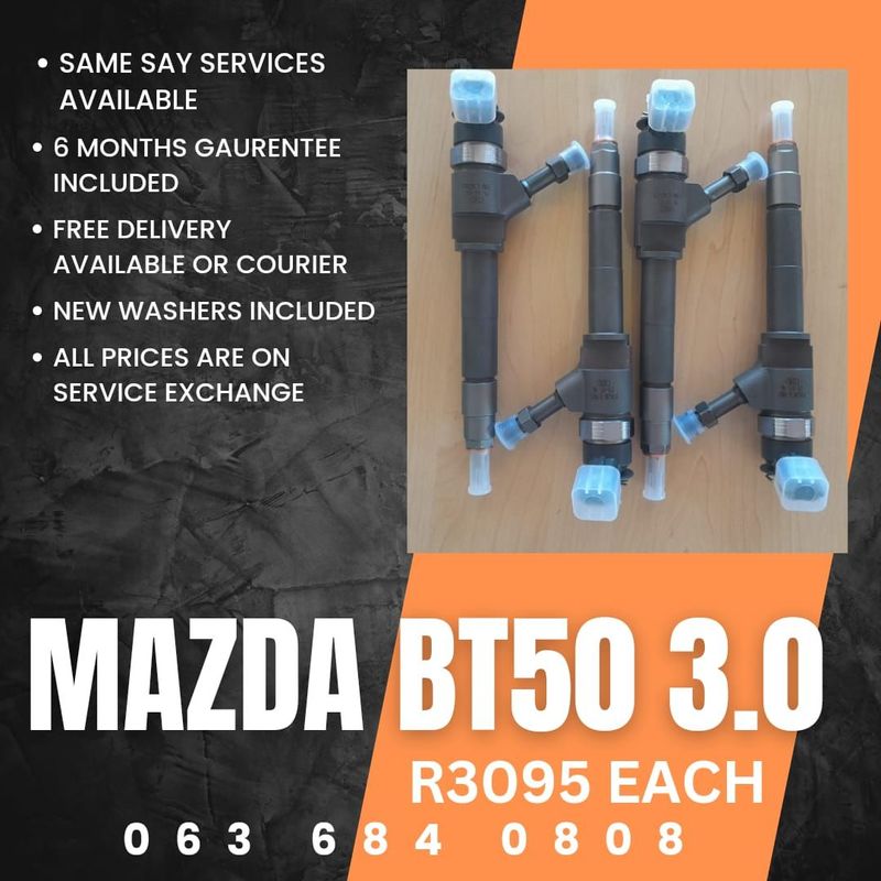 MAZDA BT50 3.0 DIESEL INJECTORS FOR SALE WITH WARRANTY