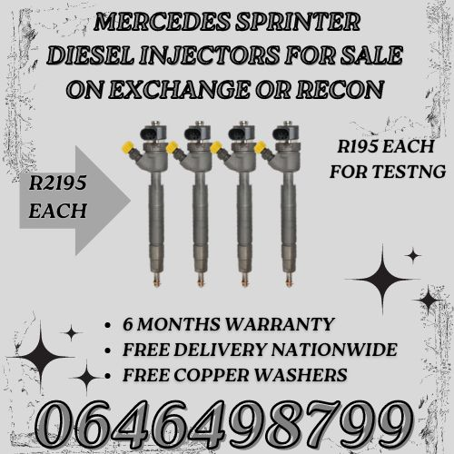 Mercedes Sprinter diesel injectors for sale on exchange