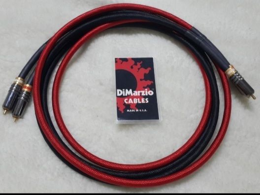 DiMarzio M-Path Interconnect Cables, RCA Ends, 6 Ft. (1.8m) [Ultra RARE!] {$190}