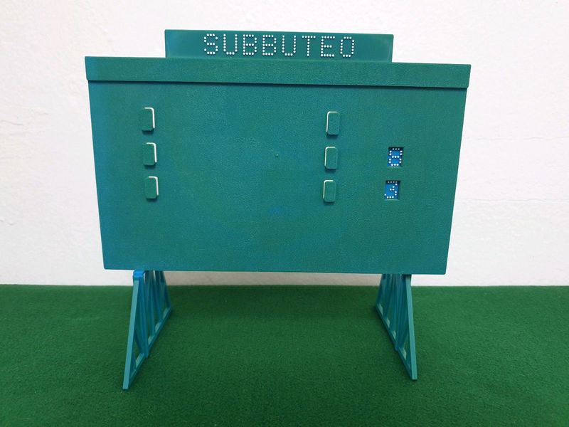 Subbuteo Light Blue Scoreboard