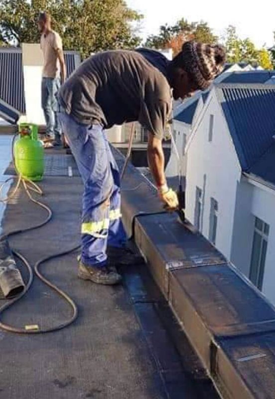 Waterproofing torch on roof repair
