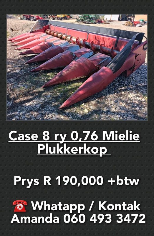 Case 8 ry 0,76 Mielie Plukkerkop