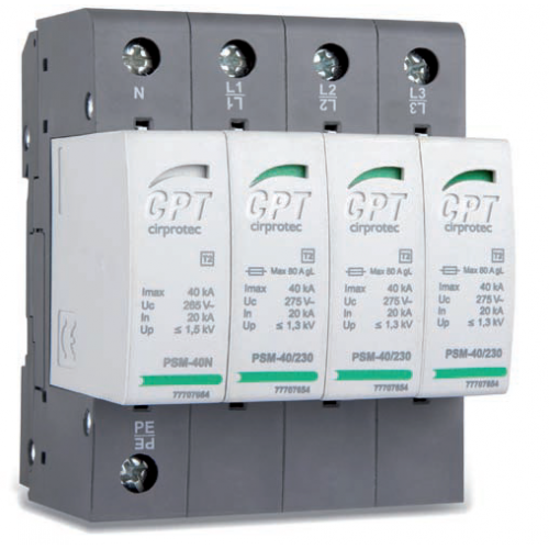 CPT AC 3 Phase Surge Protection Device, Type 2