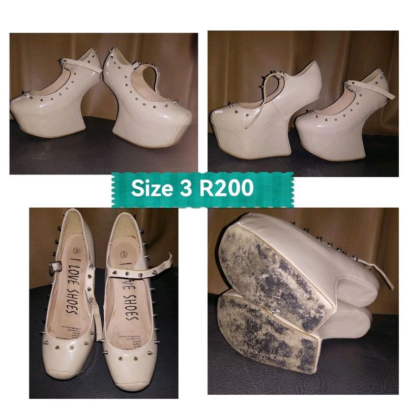 Ladies size 3 heels R200