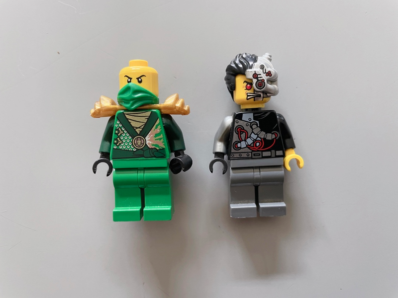 Two minifigures from Lego 70722 OverBorg Attack (Ninjago) (8-14) (2014)