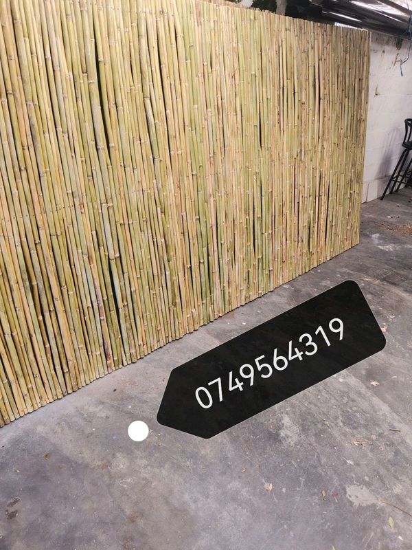 BAMBOO AND WOOD FENCING