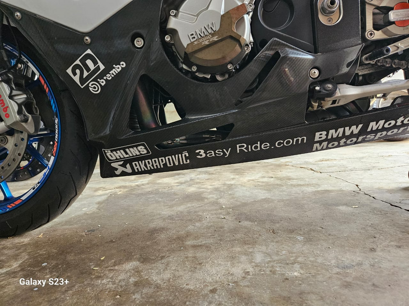 BMW S1000RR Belly Pan Stickers - Any Colour
