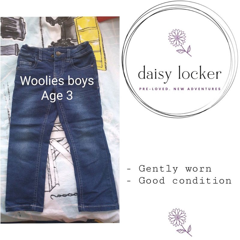 Woolies boys jeans age 3