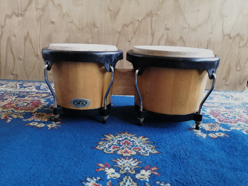 SALE or TRADE: CP Cosmic Percussion Wood Bongos Drum Set