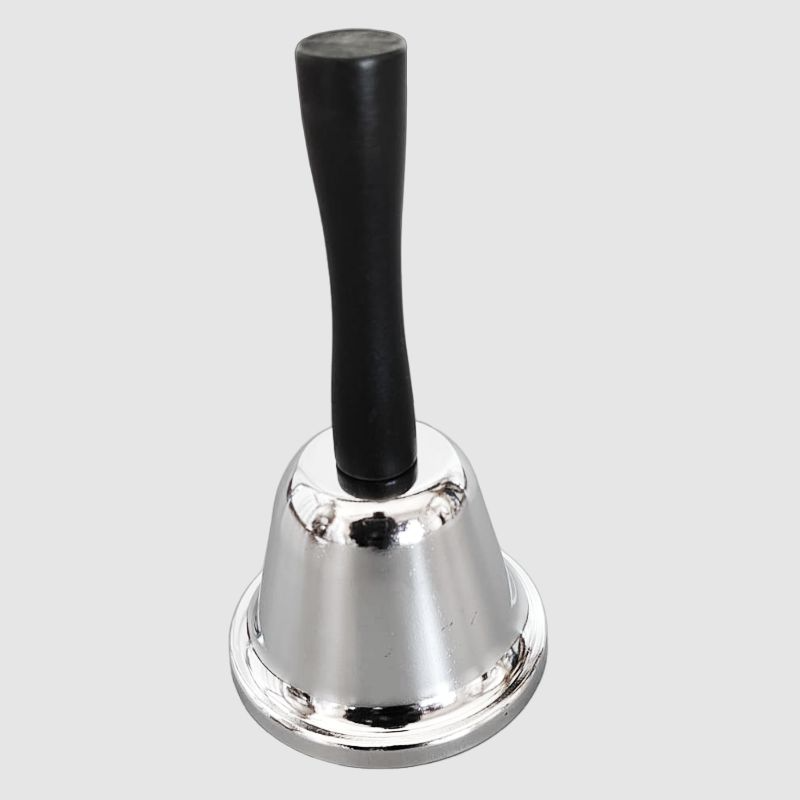 Hand Bell Silver 75mm - R56