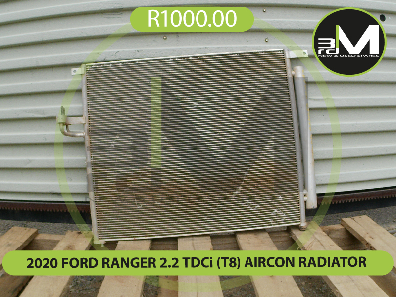 2020 FORD RANGER 2.2 TDCi (T8) AIRCON RADIATOR R1000 MV0687