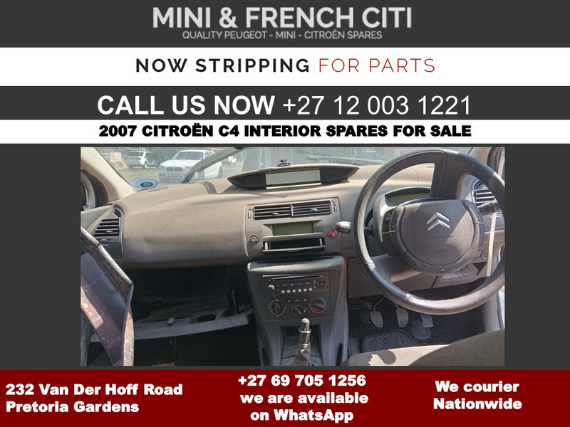 2007 Citroen C4 Interior Spares for Sale