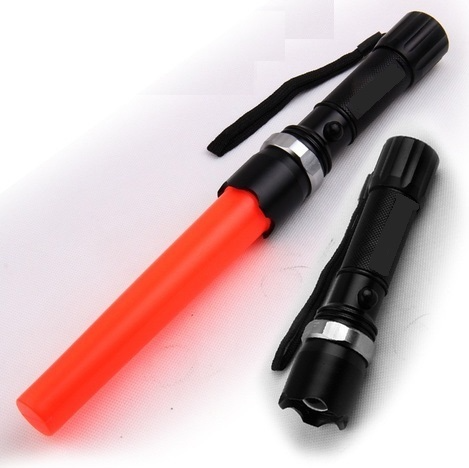 LED Hand-Held Traffic Safety Signal Light and Torch Rechargeable. Traffic Wand. Brand New Products.