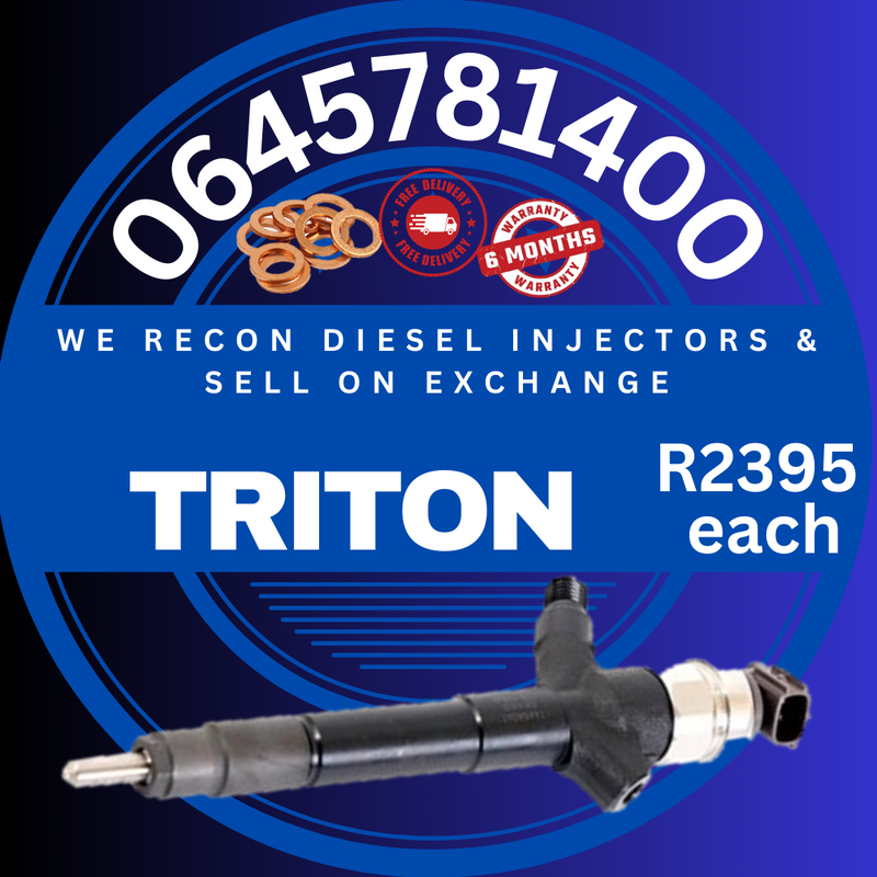 Mitshubishi Triton Diesel Injectors for sale