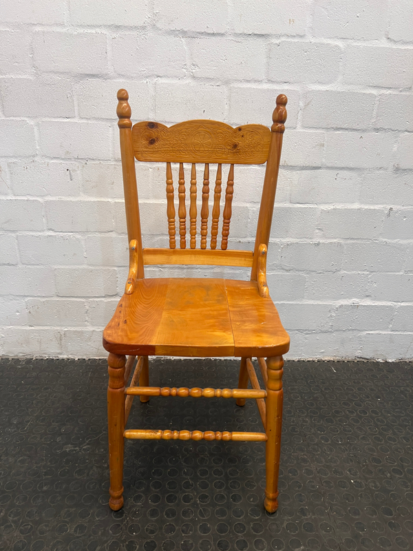 Solid Wooden Dining Chair- A49357