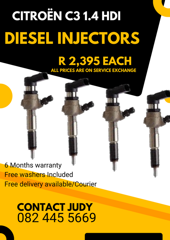 Citroen C3 1.4 HDI Diesel Injectors