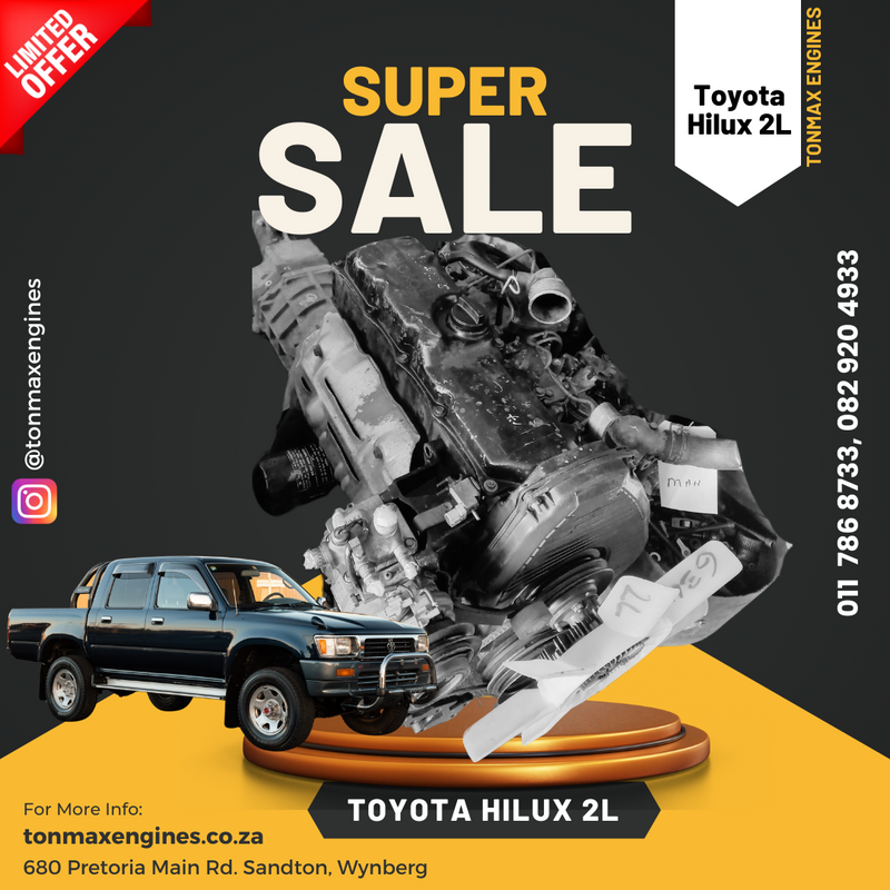 Toyota Hilux 2L Engine for Sale