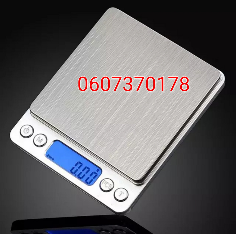 Digital Precision Scale with Back-Lit Screen 0.1G to 2KG (Brand New)
