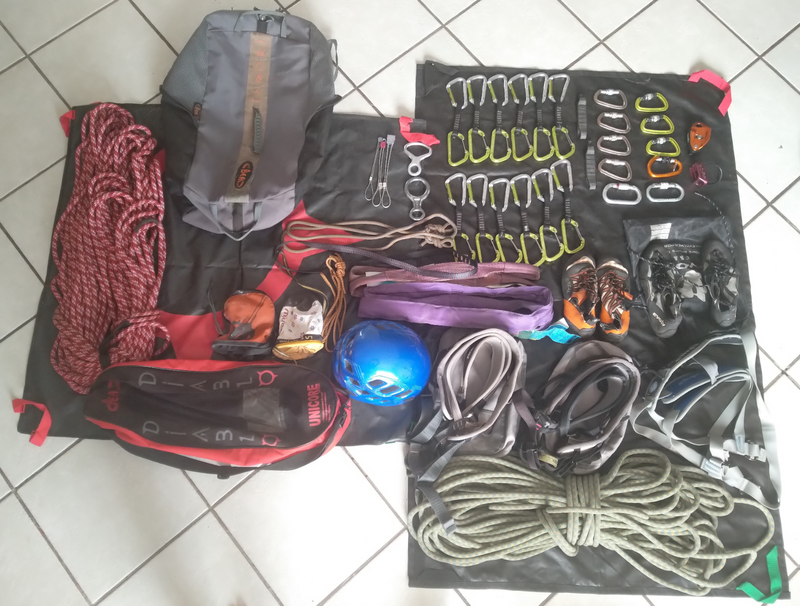 Complete sport climbing kit