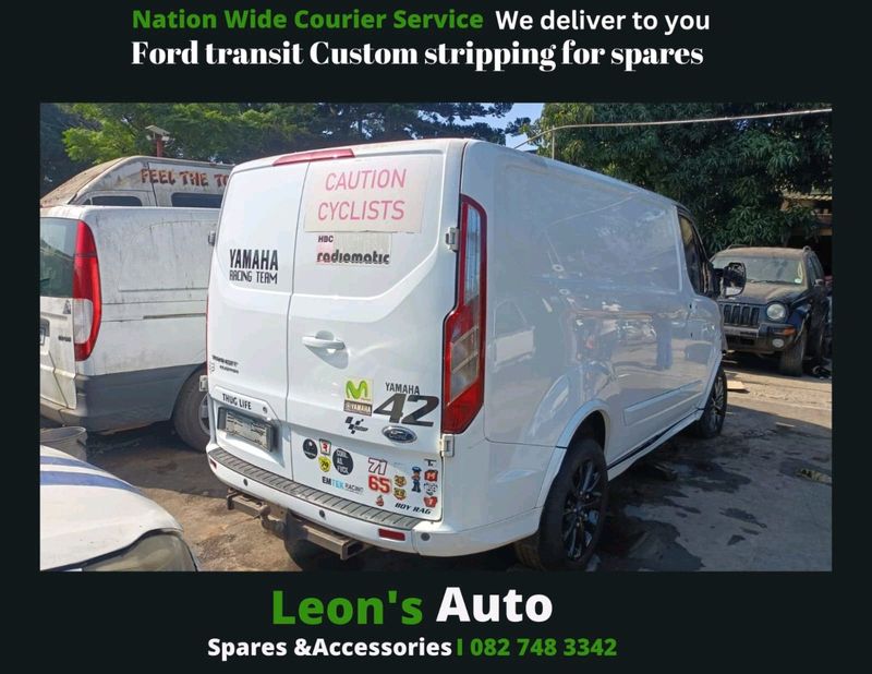 Ford transit custom stripping for spares