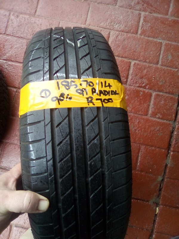 1x185/70/17 GT Radial tyre Almost new!!!