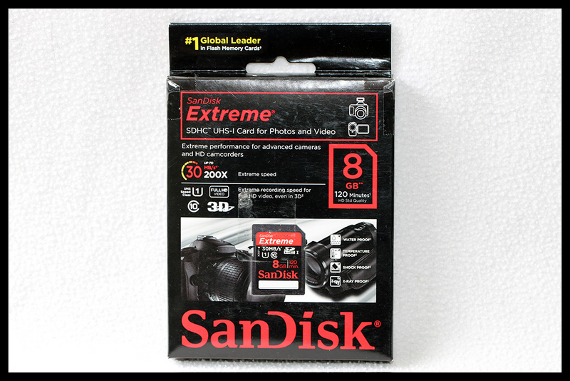 SanDisk Extreme 8GB SDHC - Class 10 &#64; 30MB/s