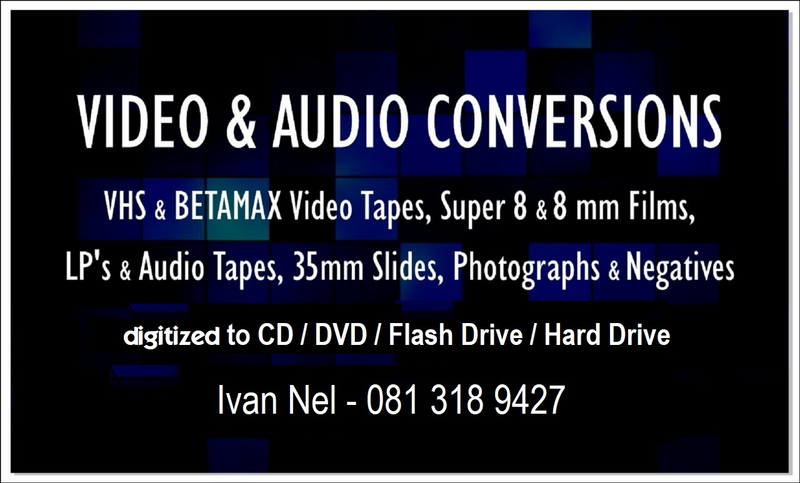 Video Tapes, 8mm Film and Audio Conversions - Port Elizabeth