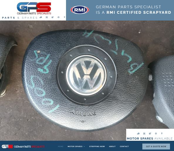 VW POLO BUJWA USED REPLACEMENT STEERING AIRBAG FOR SALE