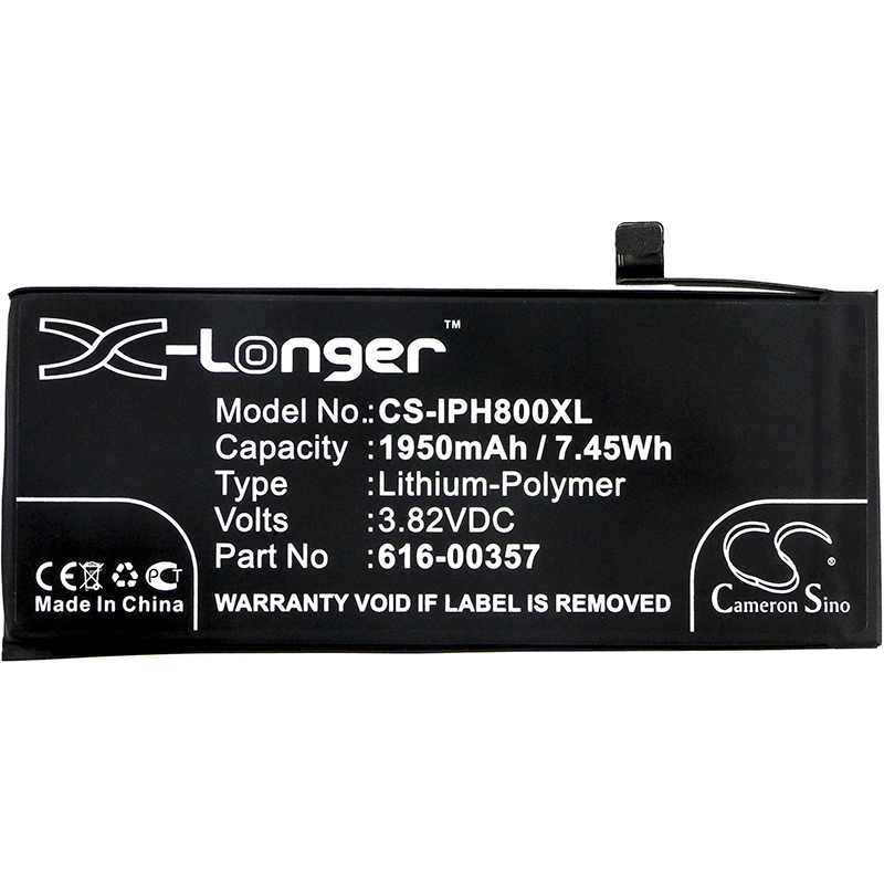 Mobile, SmartPhone Battery CS-IPH800XL for Apple A1863 etc.