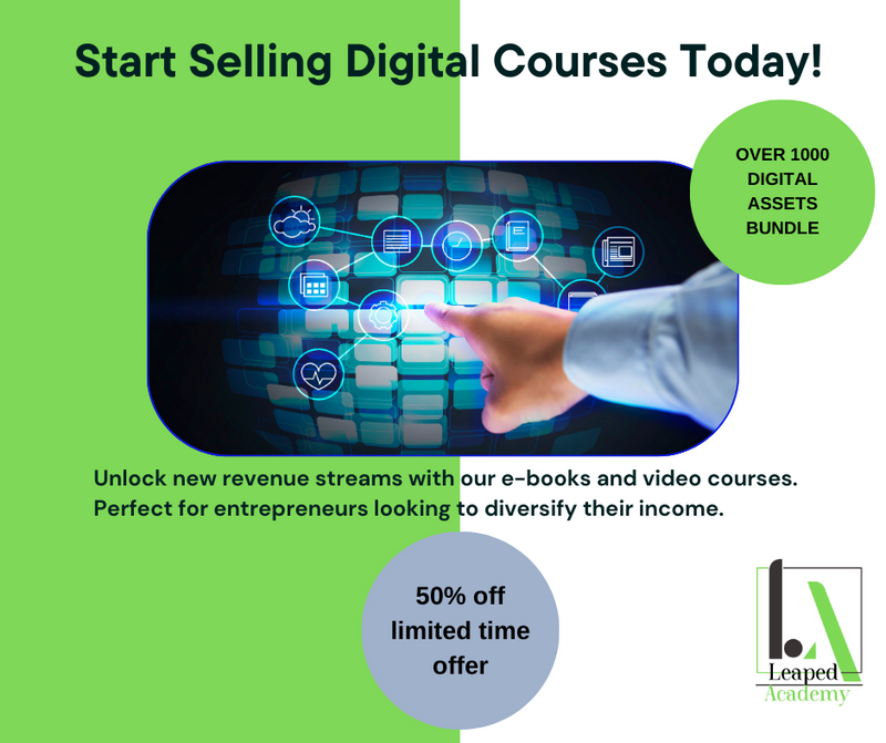 Digital Courses and Books Bundle for Sale