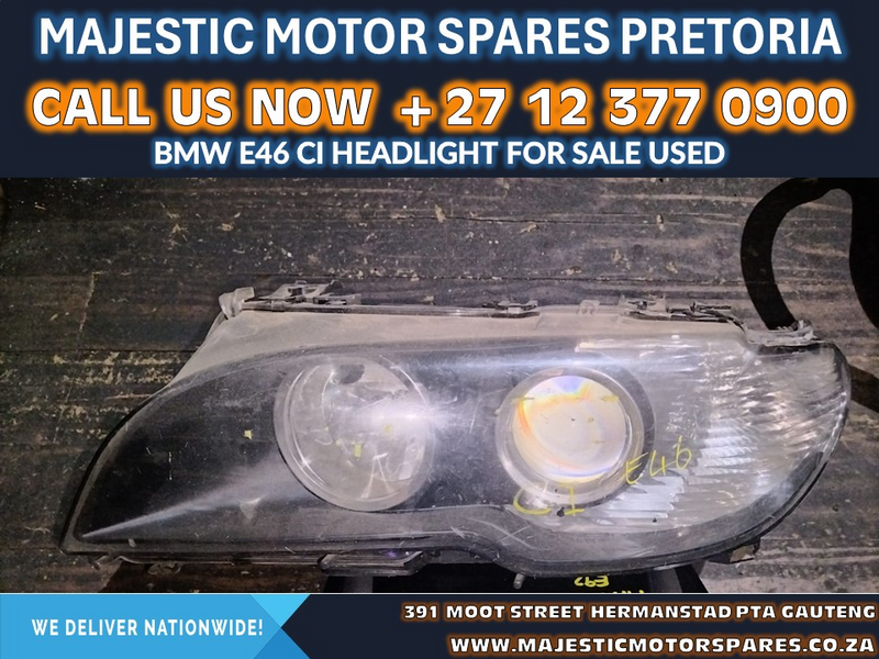 Bmw E46 330i CI headlight for sale used