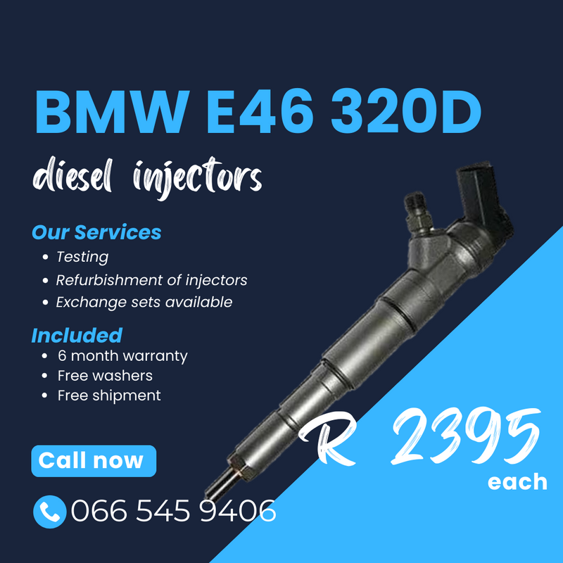 BMW E46 320D diesel injectors for sale on exchange
