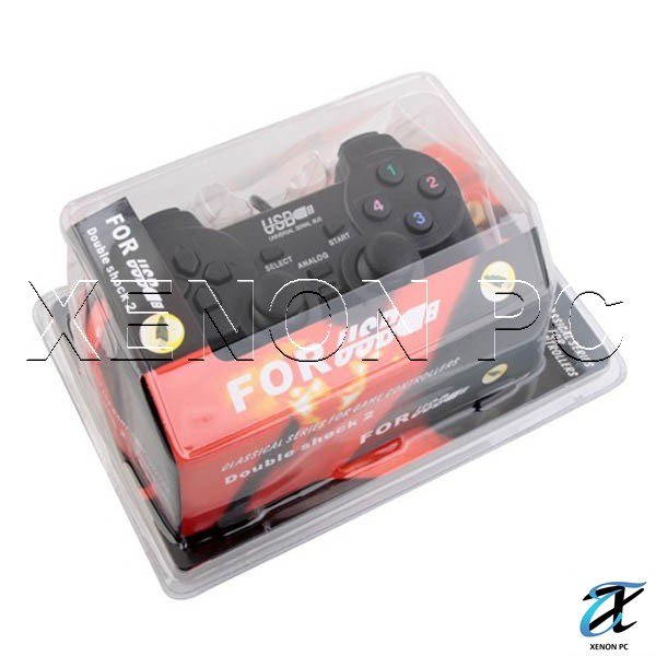 Double Shock 2 Wired Game Controller for PC/Laptop(5 available)